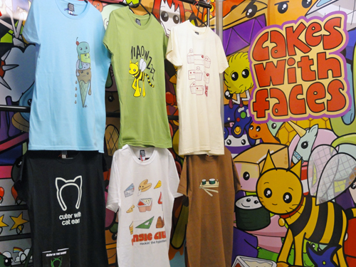 Cute t-shirts at LondonEdge 2012