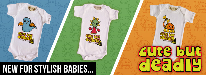 Cute but Deadly babygrows