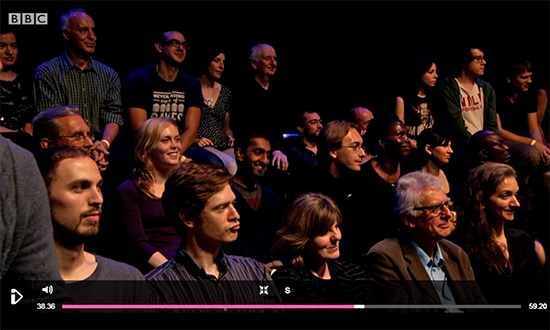 T-shirt on BBC 2 Don't Panic: The Truth About World Population