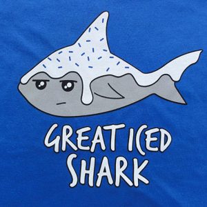 Great iced shark t-shirt print