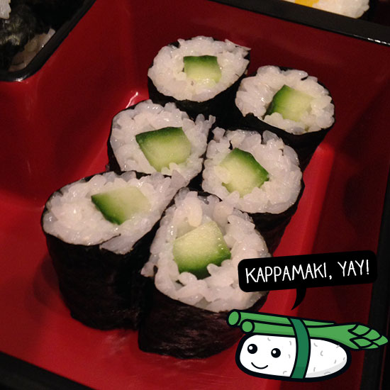 Kappamaki sushi
