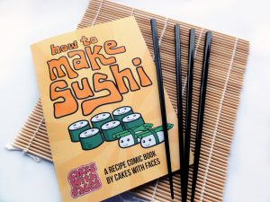 Sushi comic recipe book
