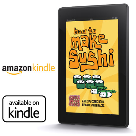 Sushi recipe book on Kindle