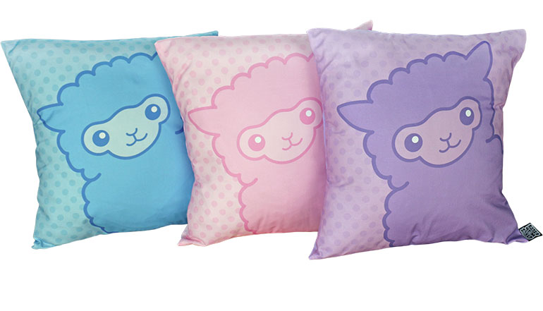 Cute alpaca cushions