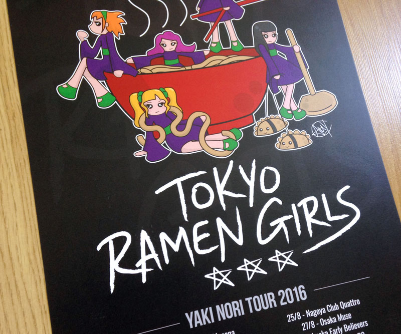 Tokyo Ramen Girls Art Print
