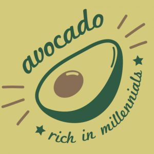 Avocado: Rich In Millennials T-Shirt