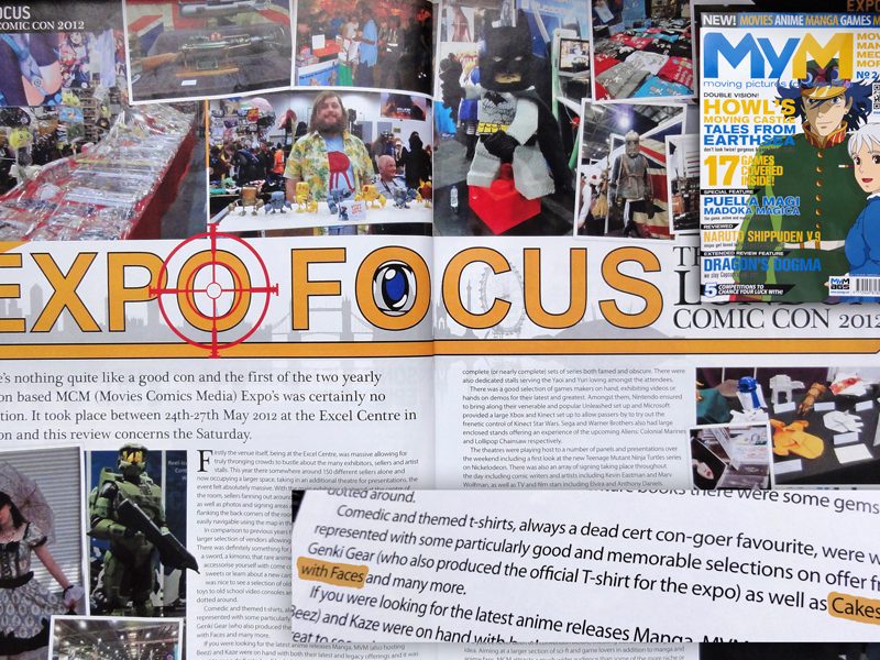 MyM Magazine feature about MCM Expo