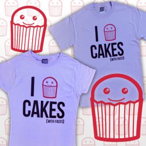 Lilac I Love Cakes T-Shirt