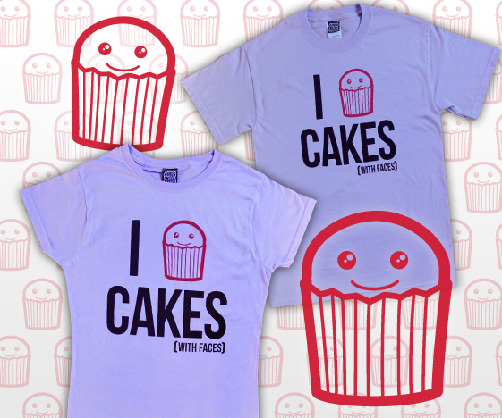 Lilac I Love Cakes T-Shirt