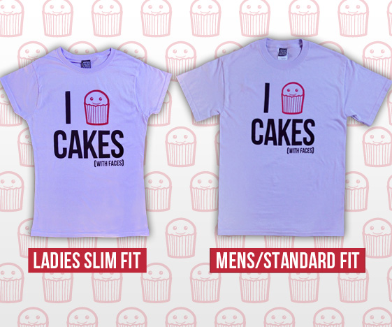 I Heart Cakes Mens and Womens T-Shirts