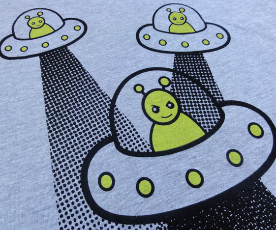 Flying Saucer Attack T-Shirt Print