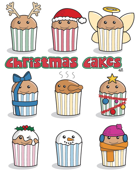 Cute Christmas Cakes