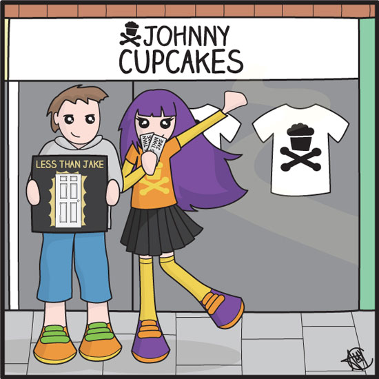 Less Than Jake / Johnny Cupcakes competition entry