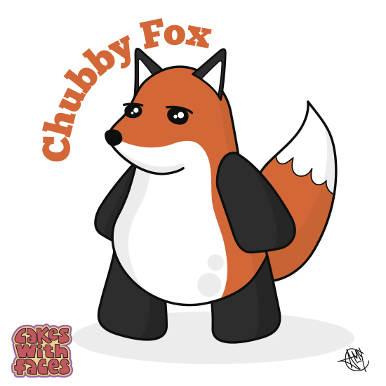 Cute Chubby Fox
