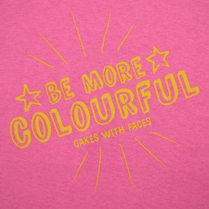 Bright and colourful pink t-shirt