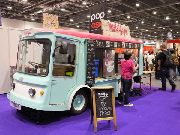 Moto Yogo frozen yoghurt at MCM London Comic Con