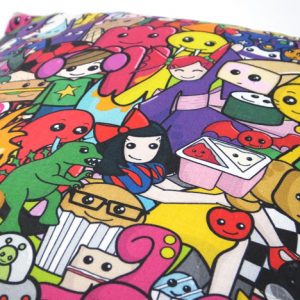 Colourful cushion pattern