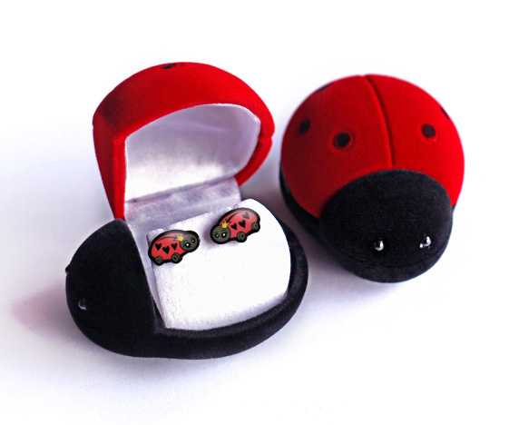 Ladybird earrings