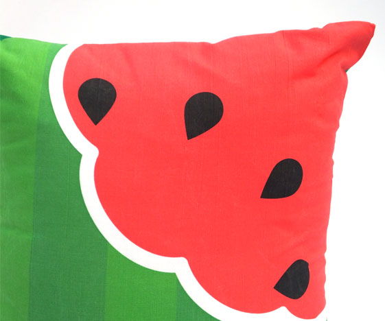 Watermelon fruit cushion