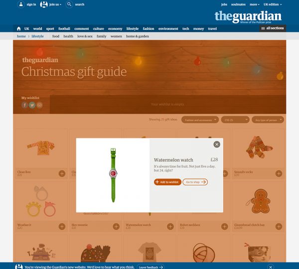 We're in the Guardian Christmas Gift Guide Cakes with Faces