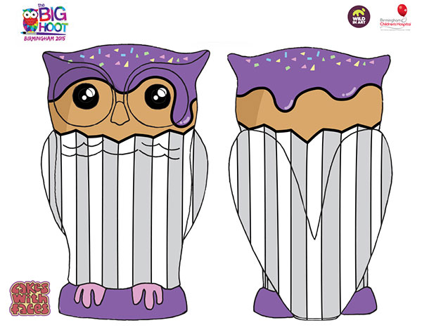 The Big Hoot Giant Cupcake Owl