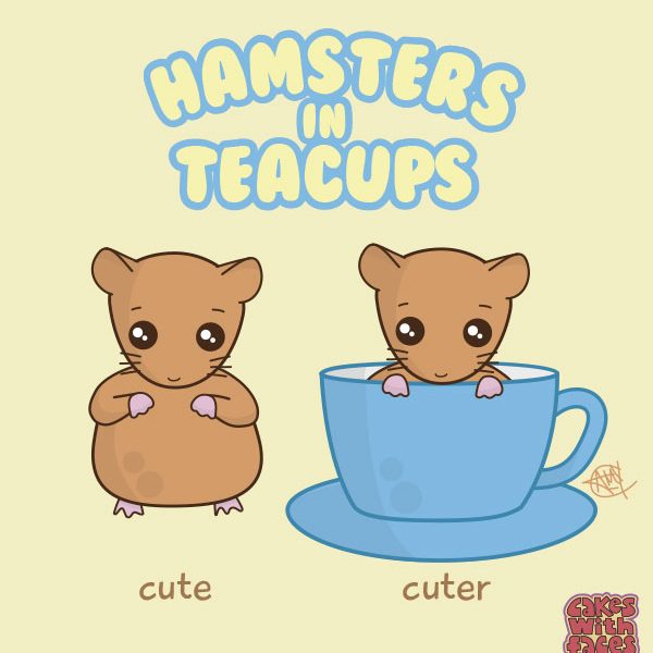 Hamsters in Teacups
