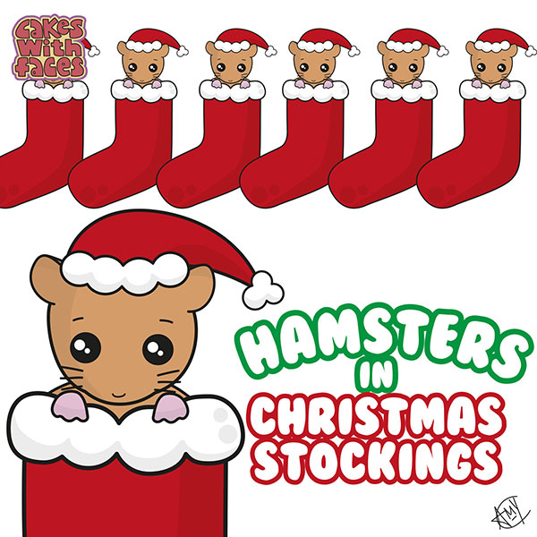 Hamsters in Christmas Stockings