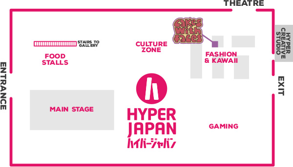 Hyper Japan Floor Plan July 2016