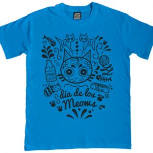 Dia de los Muertos cat t-shirt