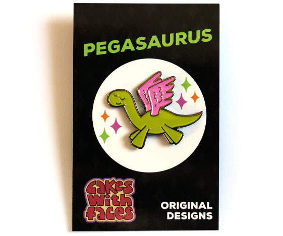 Dinosaur Pin Badge