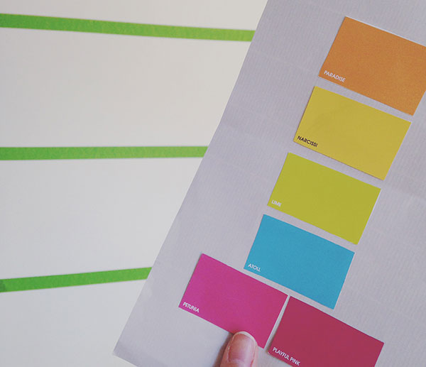 Planning paint colours