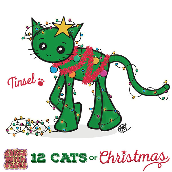 Christmas Tree Cat