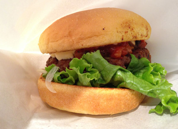 Vegetarian Burger at Freshness Burger in Japan