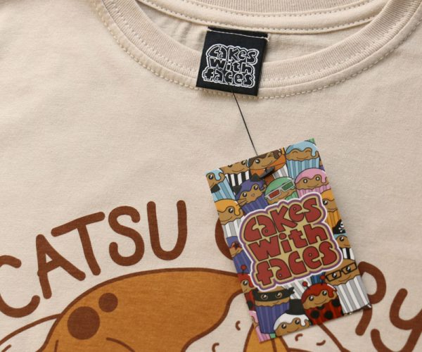 Catsu Curry T-Shirt Label