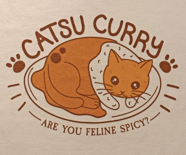 Catsu Curry T-Shirt Print