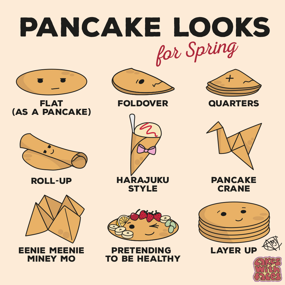Pancake Looks for Spring