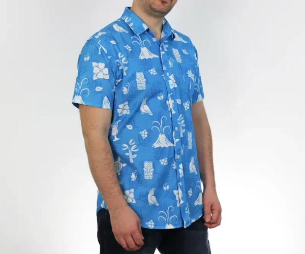 Blue Hawaiian Shirt