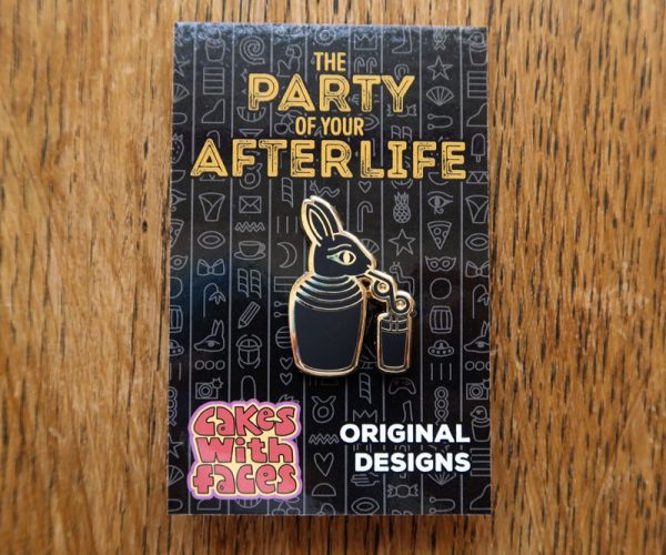 Party of Your Afterlife Rabbit Pin