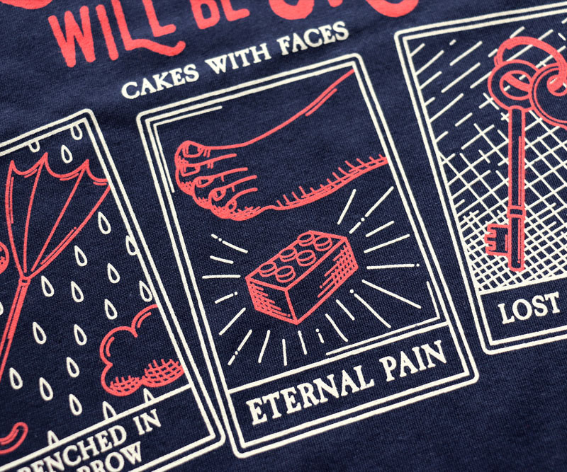 Tarot Card T-Shirt: "Eternal Pain"