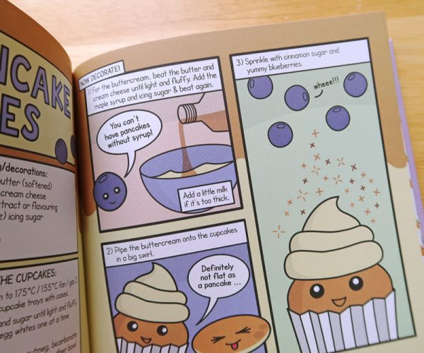 Maple Pancake Cupcake Recipe Comic Book