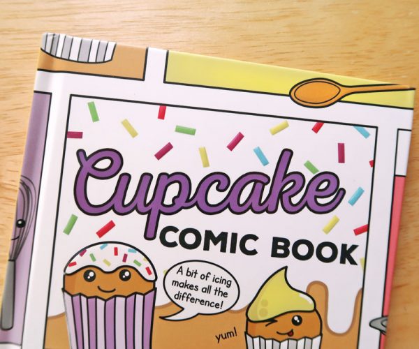 Cupcake Recipe Comic Book