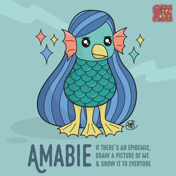 Amabie (Japanese Yokai)