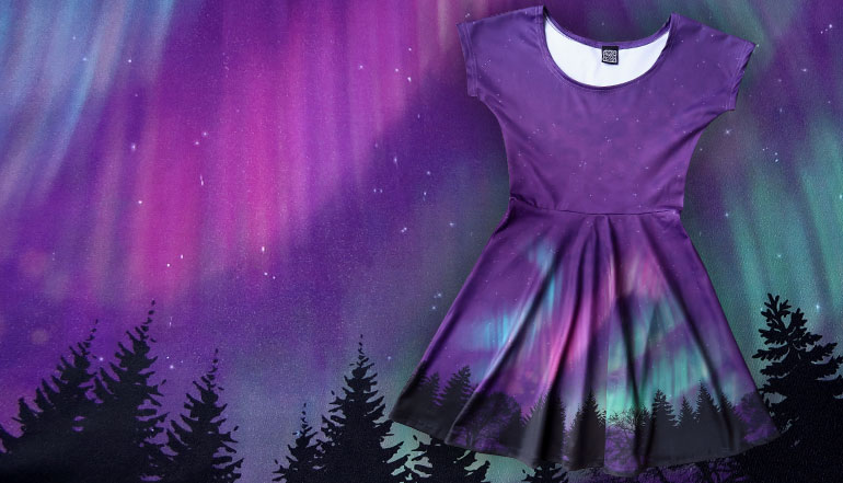 Aurora Borealis Dress