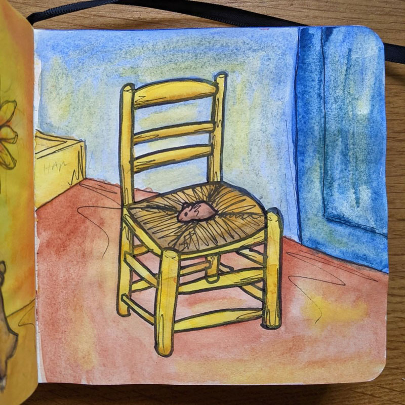 Hamster Van Gogh Chair