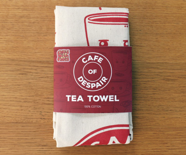 Cafe of Despair Tea Towel