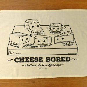 Cheese Board Funny Tea Towel