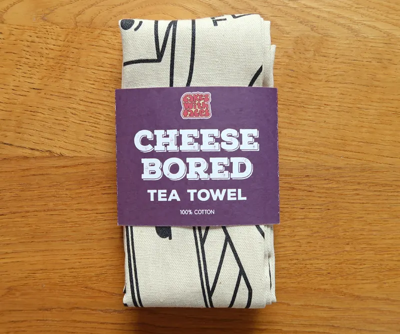 Cheese Bored Tea Towel
