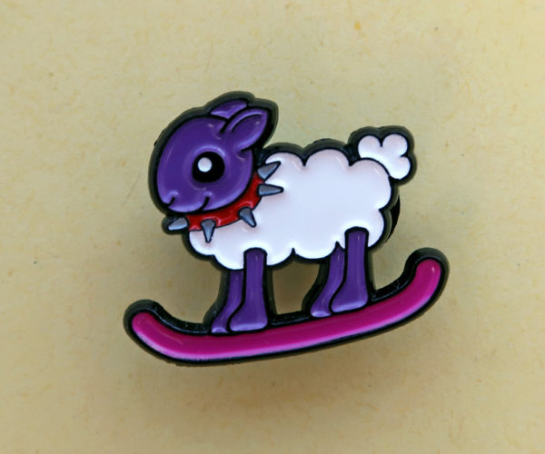 Kawaii Sheep Pin Badge