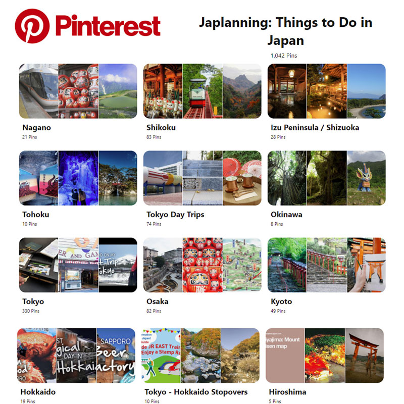 Ideas for Places to Go in Japan on Pinterest