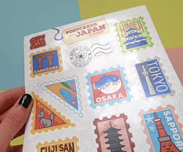 Japan Travel Sticker Sheet